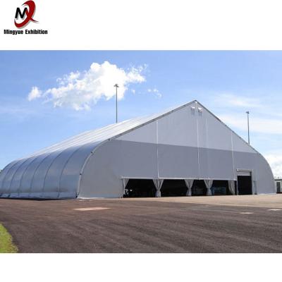 China Movable Party European OEM Canvas Curve Tent For Warehouse for sale