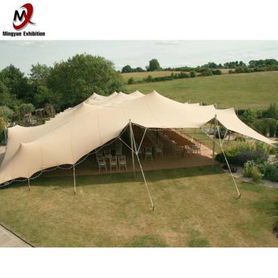 China 100 People Customized Color Waterproof Sun Shade Party Stretch Waterproof Tent for sale