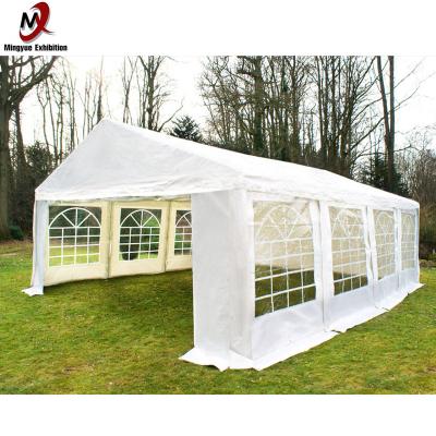 China Tube type tent stake 10X15m PE tent galvanized pipe for trade show exhibition or outdoor temporary shelters all events planning for sale