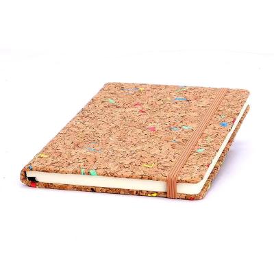 China The 100% Portugal Eco-Friendly 100% Cork Notebook Custom Full Printing Eco-Friendly Cork Diary with Elastic Band Vegan Cork Hard Cover for sale