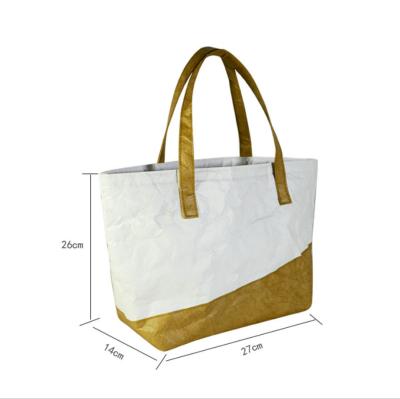 China Eco Style Daily Tote Women Handbags Tyvek Beach Casual New Design England Tote Bag for sale