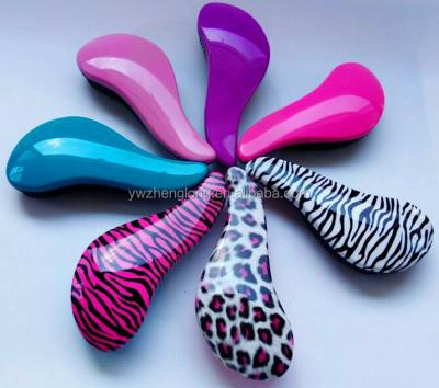 China Hot ha plastic design, new design hair comb, hot plating comb printing, princess hair combs1501 new salon new magic hair comb for sale