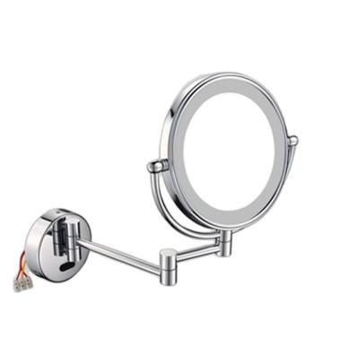 China New Fashion 2-Face High-grade Stainless Steel Bathroom Mirror Double Side Wall Cosmetic Bath Mirror for sale