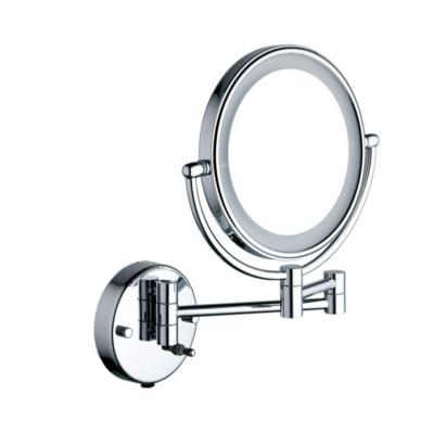 China New Fashion Stainless Steel Frame Convenient High-grade Peripheral LED Cosmetic Mirror Plug-in Electric Cosmetic Led Mirror for sale