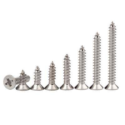 China Around furniture 304 stainless steel csk flat head self tapping self tapping screw tornillo for sale