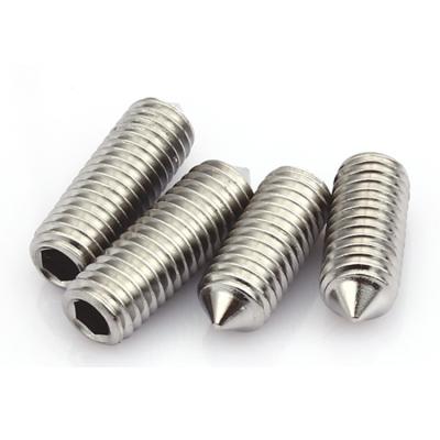 China Taper Hex Hex Socket Headless Set Screw With Taper Point for sale