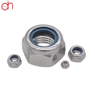 China Heavy Industry Din985 Hex Nylon Nylock Insert Locknut for sale