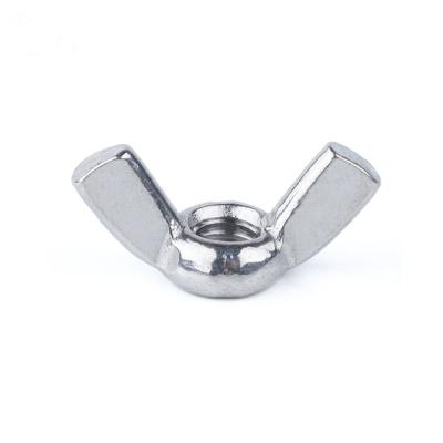 China Heavy industry custom size chrome plated wing nut surface treatment steel wing nut din315 material for sale