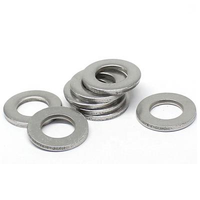 China Contact Supplier Surface Treatment Plated Silver Galvanized Stainless Steel GB95 m10 Metal Flat Washer for sale