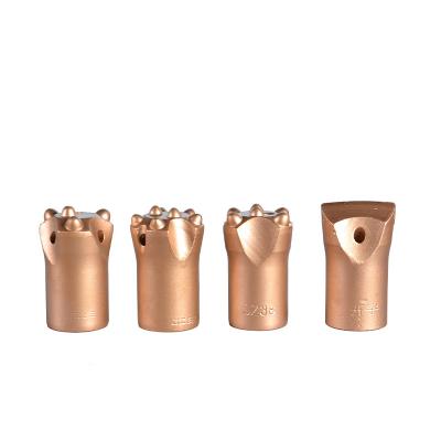 China De Boor Rig Parts Taper 30mm 34mm 36mm 38mm 40mm Jack Hammer Mining Drill Bits van het legeringsstaal Te koop