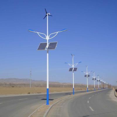 China ROAD LED Wind Turbine 100W 200W 300W 400W 500W 60W Solar Vertical Wind-Solar Hybrid Street Light With Lithium Battery System for sale