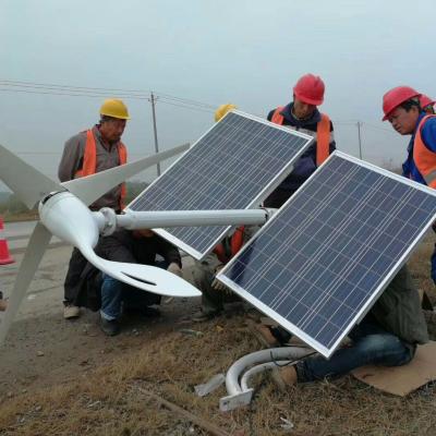 China ROAD wind generator solar wind LED hybrid street light with lithium battery solar road lamp municipal street light for sale