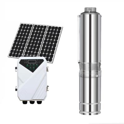 China Agriculture Longvolt High Efficiency Plant 200W 300W 400W DC Solar Submersible Pump For Agriculture for sale