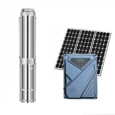 China High quality Agriculture Longvolt AC/DC 1300W 1500W solar submersible water pump with lithium battery for sale