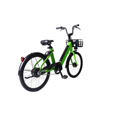 China Aluminum Alloy Rear Mounted Electric City Bicycle 350w Moped for sale