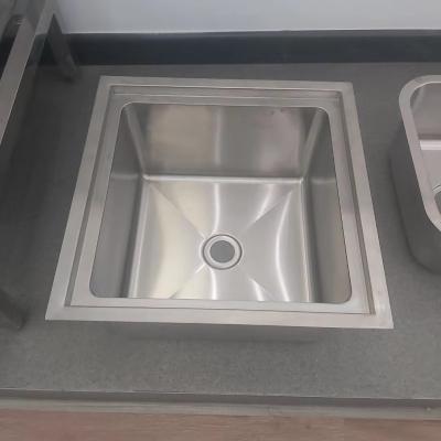 China Without Faucet Kitchen Sink Stainless Steel Bathroom Sinks Hand Made Wash Basin for sale