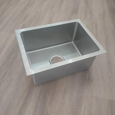 China Without Faucet Kitchen Sink Custom Stainless Steel Bathroom Sinks Hand Made Wash Basin for sale