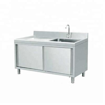 China Without Faucet Zhongkai Cosink Bar Kitchen Counter Top Kitchen Sinks 304 Stainless Steel High Quality With Cabinet for sale