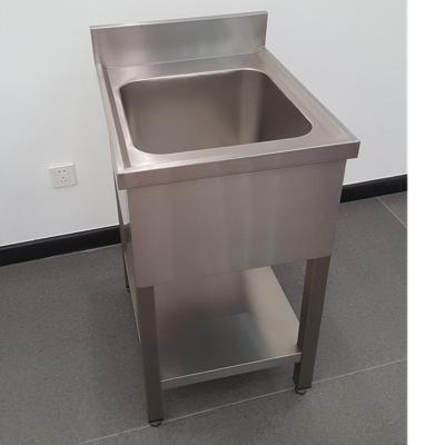 China Ss201 ss304 good polished one bowl kitchen sinks stainless steel price single bowl stainless steel sink for sale