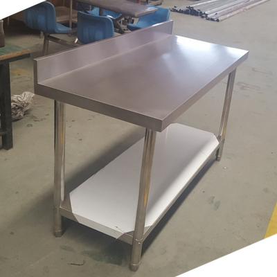 China Easily Assembled Commercial Kitchen Work Table Kitchen Stainless Steel Work Table for sale