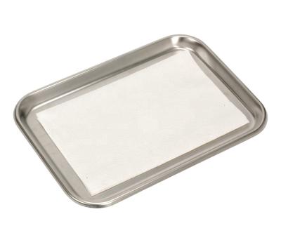 China Custom Stainless Packing Ware Rectangle Deforsting Flat Baking Tray for sale