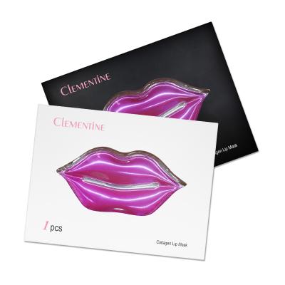 China Custom Moisturizer Lips Care Wholesale Hydrating Lipmask Beauty Night Sleep Lip Mask Patch Vegan Cherry Collagen Lip Sheet Mask Hydration Purple for sale