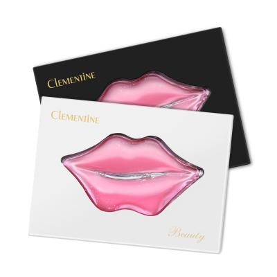 China High Quality Moisturizer Private Label Vegan Lip Mask Sheet Moisturizing Hydrogel Collagen Pink Sleeping Lip Mask for sale