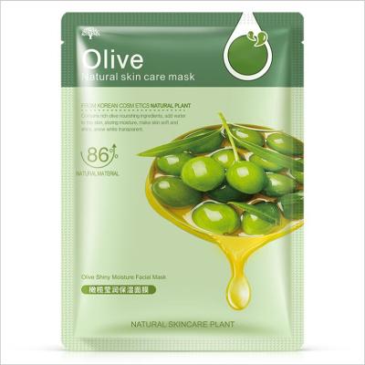 China Korean Natural Organic Moisturizing Facial Sleeping Mask Manufacturer Fruit Olive Collagen Sheet Private Label Facial Masks Moisturizer Christmas for sale