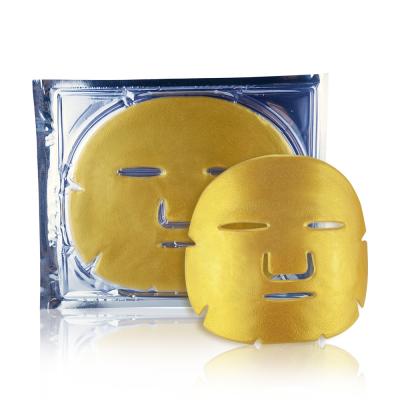 China Moisturizer Factory Price 24k Gold Bio-Collagen Face Sheet Mask Crystal Collagen Facial Mask for sale