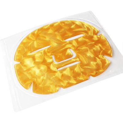 China Moisturizing Cream Private Label 24K Gold Collagen Crystal Hydrating Face Sheet Mask for sale