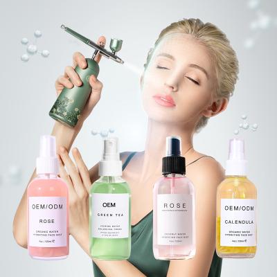 China Toner Skin Care Customized Collagen Face Spray Green Tea Organic Private Label Facial Mist Spray For OEM for sale