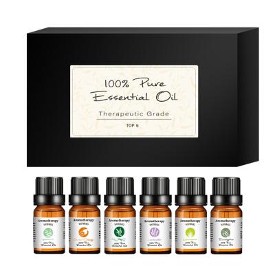 China Skin Revitalizer Private Label Therapeutic Grade Perfume Oil 100% Pure 10ml Lavender Essential Oil Set For Skin Care Aroma Diffuser for sale