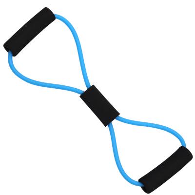 China Fitness Equipment Promotion Yoga Rope Tension Belt Elastic Fitness Training Tube Pull Rope JSYM023 for sale