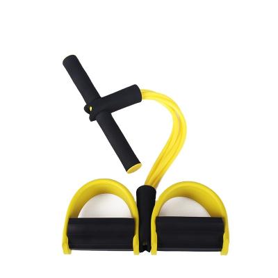 China New Arrival Home Workout Gym Equipment 4 Tube Resistance Bands Elastic Sit Up Pull Rope JS-F1D81B0 for sale