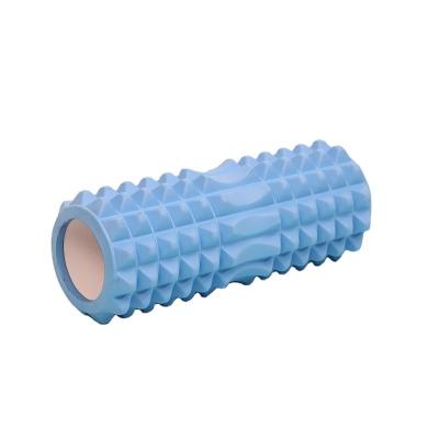 China Non-slip Eco-friendly Fitness Muscle Stretching And Relaxation Club Hollow Foam Yoga Roller for sale