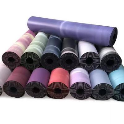 China 2022 New Design Manufacturer Eco-Friendly PVC Custom Printing Logo Natural Rubber PU Yoga Mat Wholesale Eco-Friendly for sale