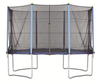 China With Protective Net Children's Bounce Top Trampoline Around Frame Trampolines With Enclosure Safety Net for sale