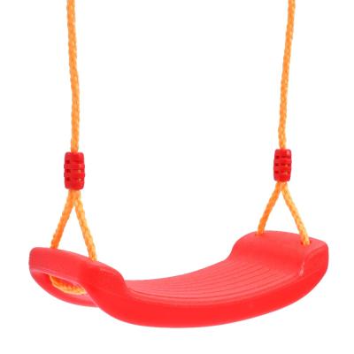 China Leisure/Recreation Sport Kids Outdoor Plastic Swing Single Seat Set Easy Installation Children's Durable Outdoor Garden Plastic Swing for sale