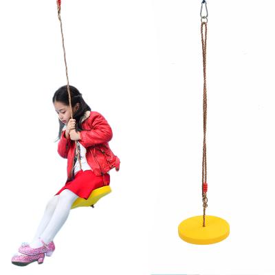 China Wholesale Hot Selling Brand Leisure/Recreation Sports Outdoor Playground Kids Plastic Disc Swing With Rope For Kids for sale