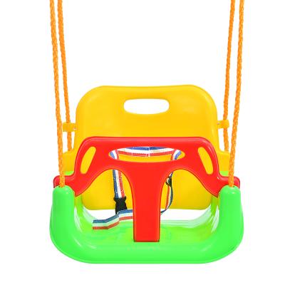 China Outdoor Play Plastic Hanging Baby Swing Chair Plastic Hanging Kids Park Swing Chairs Sets for sale