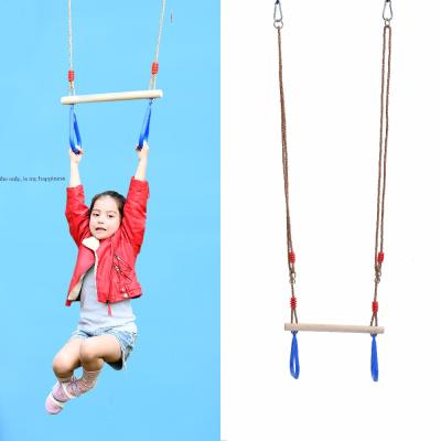 China Wholesale Hot Selling Brand Leisure/Recreation Sport Outdoor Playground Kids Wooden Trapeze Bar Swing For Children for sale