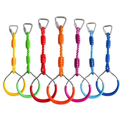 China Hanging Portable Fitness Adult Slackline Play Outdoor Colorful Ring Obstacle Course Workout Kit for sale