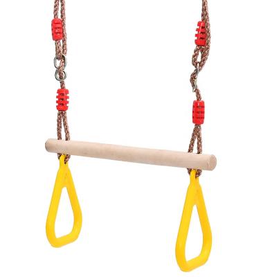 China Leisure/Recreation Sport Playground Hanging Toys With Gym Rings Monkey Bar Kit for sale