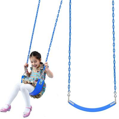 China High Quality Eco-friendly Factory Price Cheap Colorful Safety Galvanized Plastic Coated Link Chain Swing Chains for sale