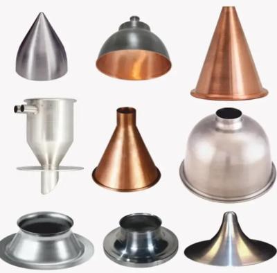 China Custom Sheet Metal Spun Metal Parts Light Deep Draw Spinning for sale