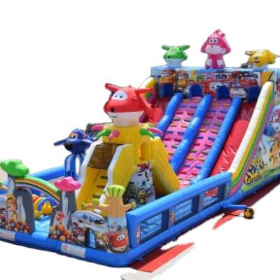 China PVC All Kinds of Inflatable Bounce Castle Trampoline with Inflatable Equip Blower for Kids and Team Events for sale