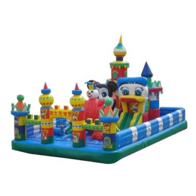 China Comercial Hot Sale PVC 2023 Indoor Outdoor Fun Entertainment Inflatable Theme Park For Sale for sale