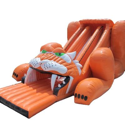 China For Promotion Or Indoor Outdoor Events And Park Tiger Slide Inflatable For Household Small Outdoor Playground for sale