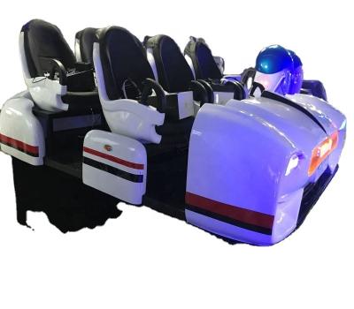 China Other dark six person theater spaceship vr simulator spaceship virtual reality game console vr roller coaster for sale