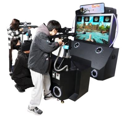 China 2023 Hot Selling Metal Coin Operated Games Vr Shooting Arcade Game Machine Ar Sniper Indoor Simulator for sale